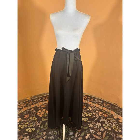 Jag Jeans Dresses & Skirts - JAG Jeans Black Maxi Skirt | Satin Tie Belt | A-Line | Size 10 | 62% Viscose